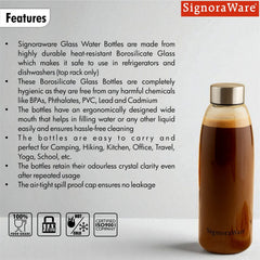 Frostfire Borosilicate Glass Bottle 750ml