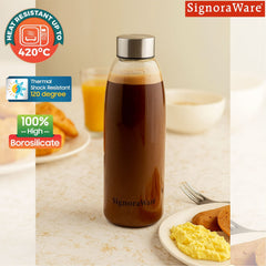 Frostfire Borosilicate Glass Bottle 1000ml