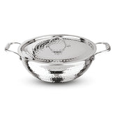 Artista Triply Shallow Kadhai (Hammered) 30cm with Lid