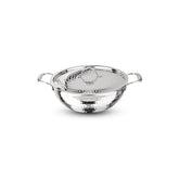 Artista Triply Shallow Kadhai (Hammered) 20cm with Lid