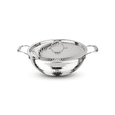 Artista Triply Shallow Kadhai (Hammered) 24cm with Lid