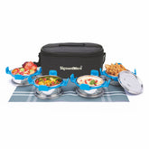 All Steel Double Decker Smart Lunch Box