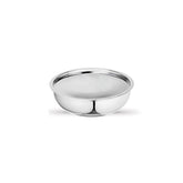 Artista Triply Stainless Steel Shallow Tasla with Lid| Silver (Induction and Gas Stove Friendly), 18cm, 1200ml