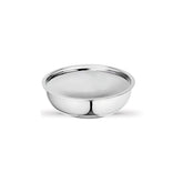 Artista Triply Stainless Steel Shallow Tasla with Lid| Silver (Induction and Gas Stove Friendly), 20cm, 1600ml