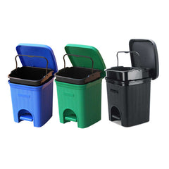 Dustbin (Green+Blue+Black) 12ltr Each-Combo