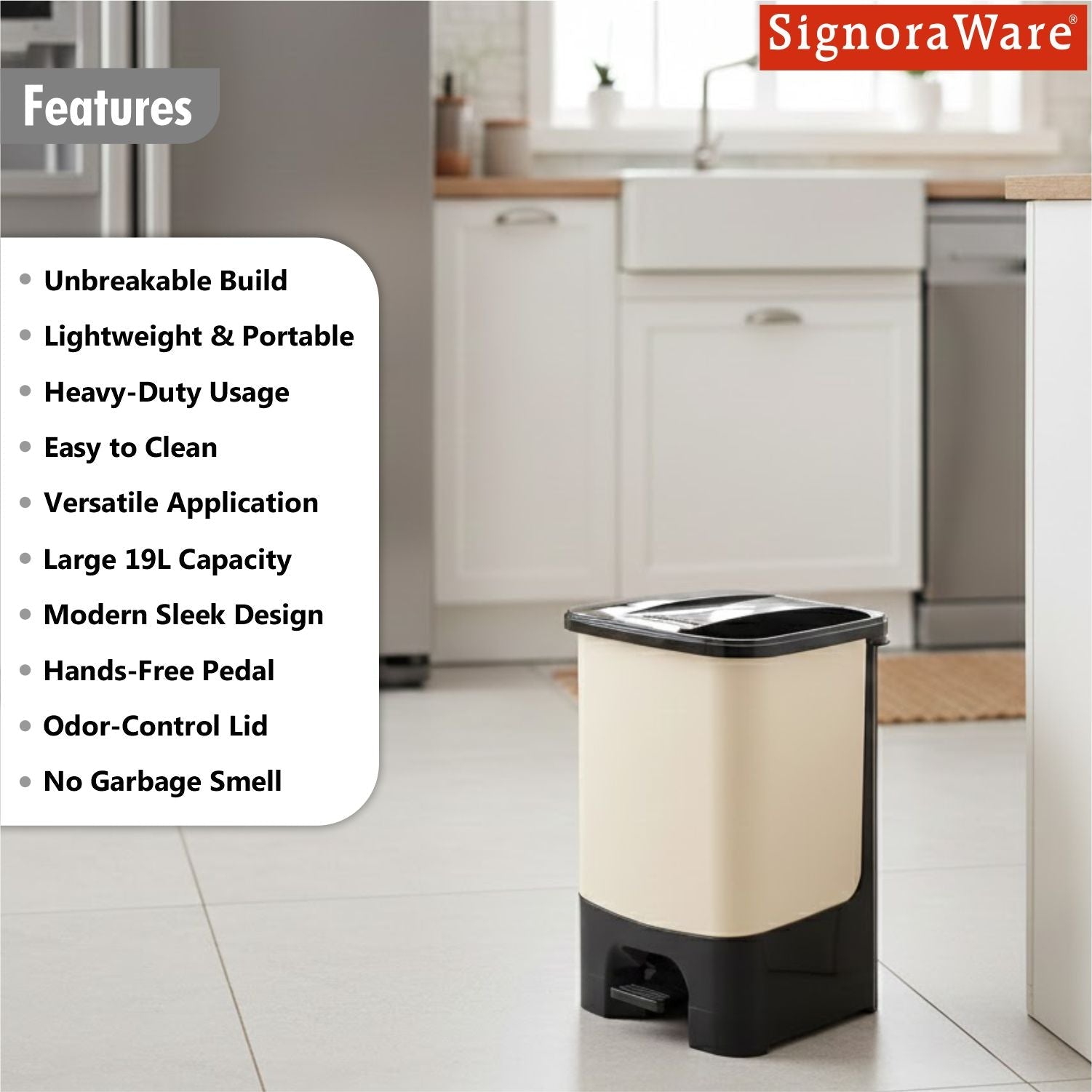Dustbin 19 litre