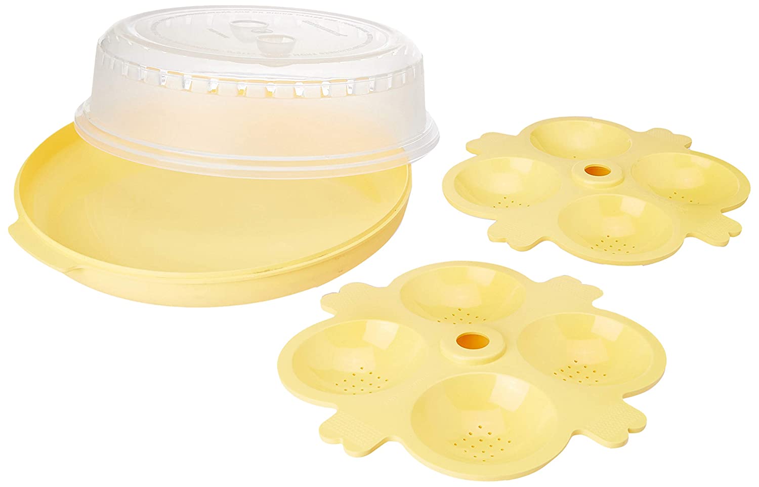 Idli Maker (Big) | 8 Round Idlis | Cook Steam Light and Fluffy Idlis | Idli Pot, Idli Stand