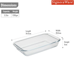 Bake 'N' Serve Rectangular Dish 1.6 litre