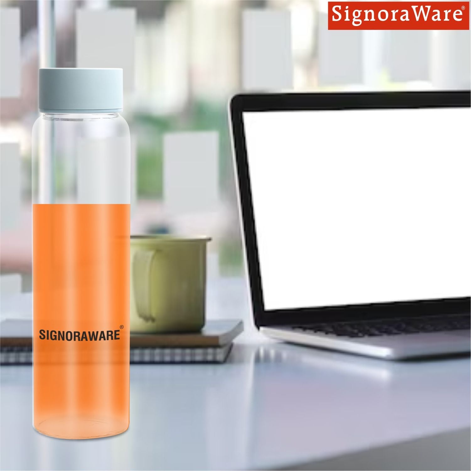 Cool Stream Borosilicate Glass Bottle 1000ml