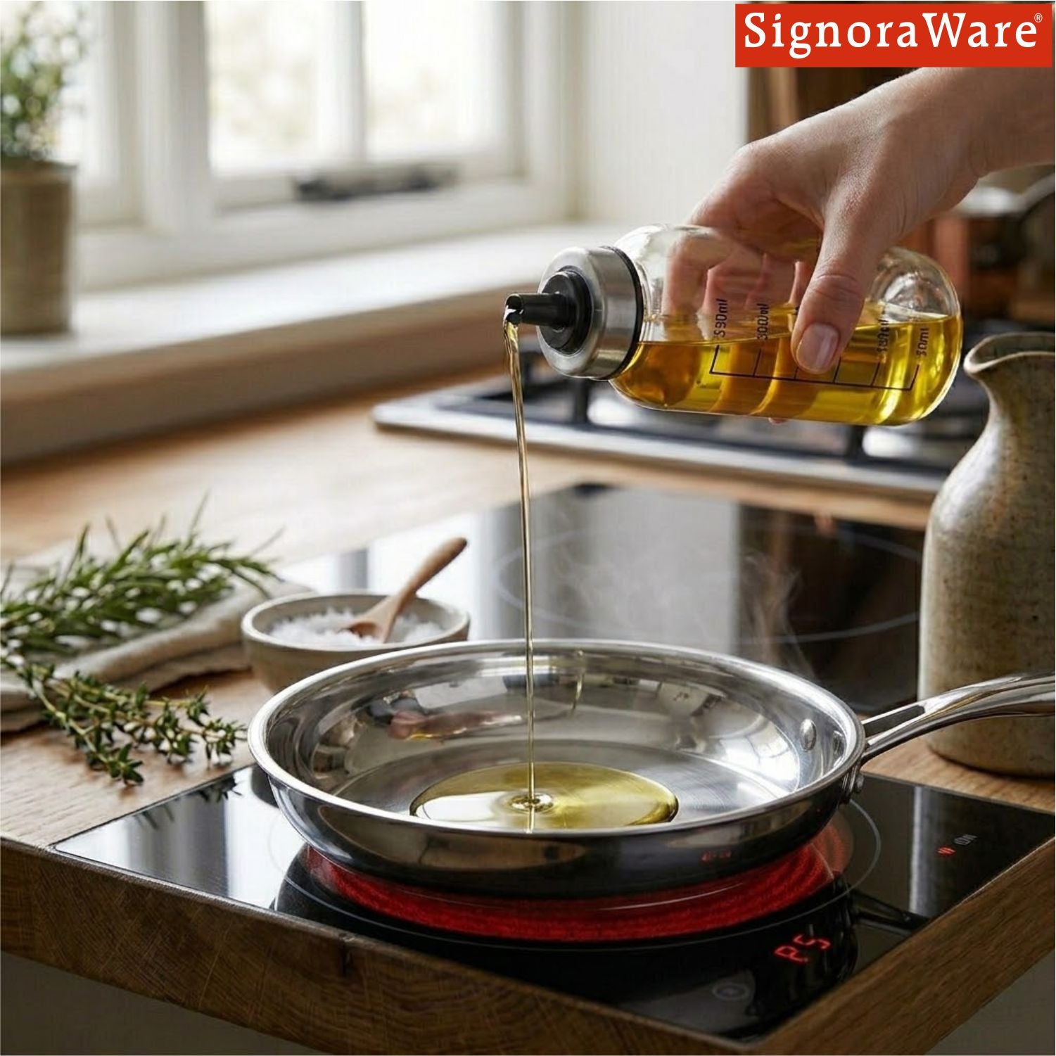 Even Flow Glass Oil Dispenser 350ml