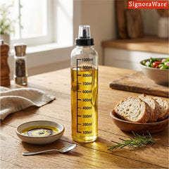 Even Flow Glass Oil Dispenser 1 Ltr.(Borosilicate Glass)
