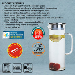 Lifestyle Glass Jug, 1.5 Litre