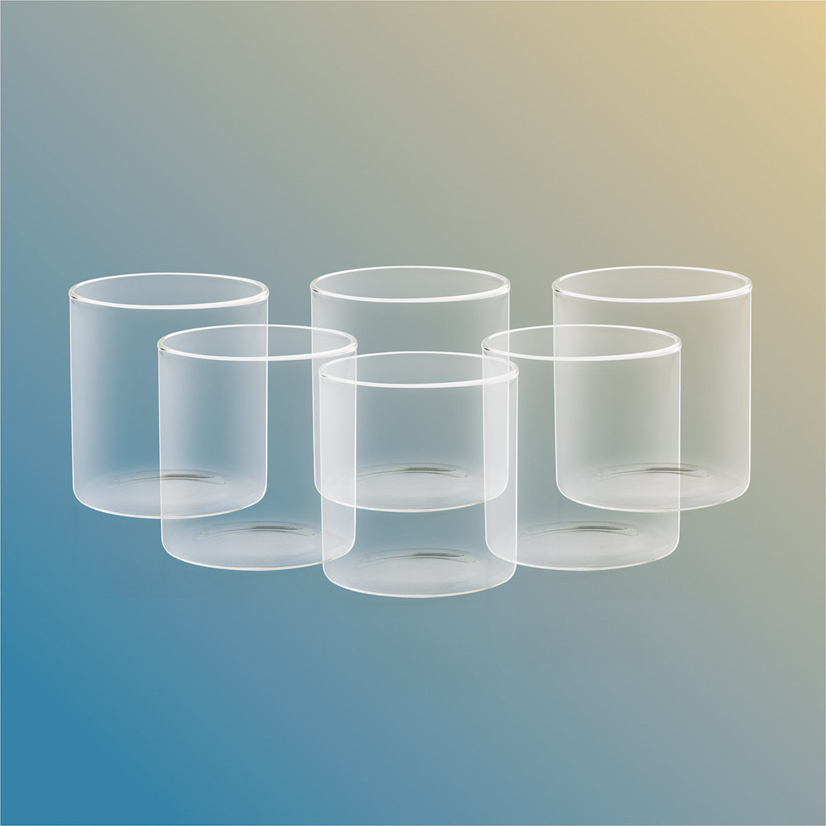 Ilusion Glass Small Set/6