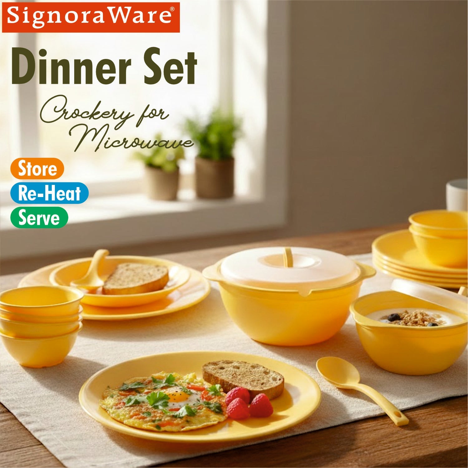 Dinner Set 32 Pcs. (Round)