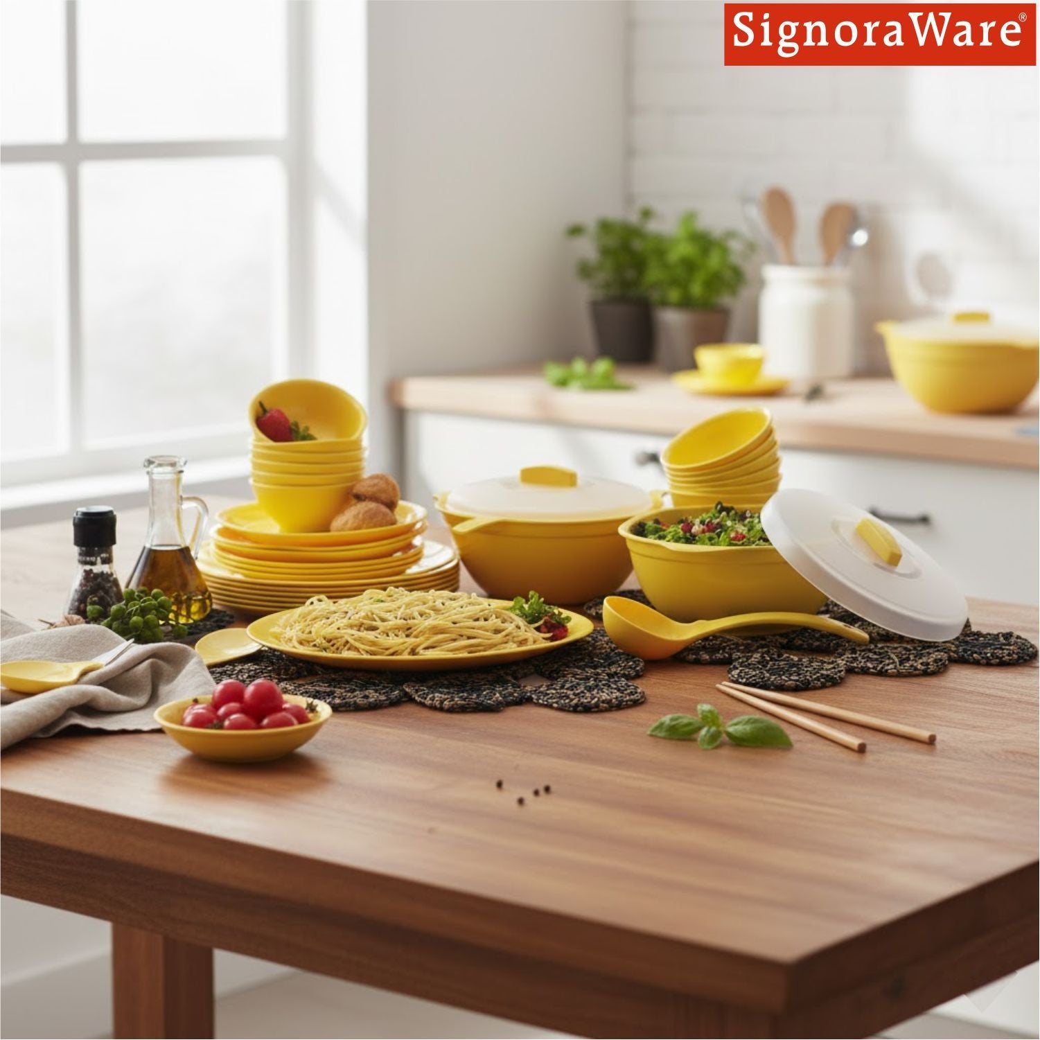 Dinner Set 32 Pcs. (Square)