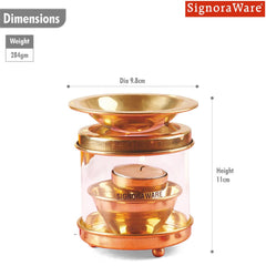 Diffuser Diya Medium with Glass Cover