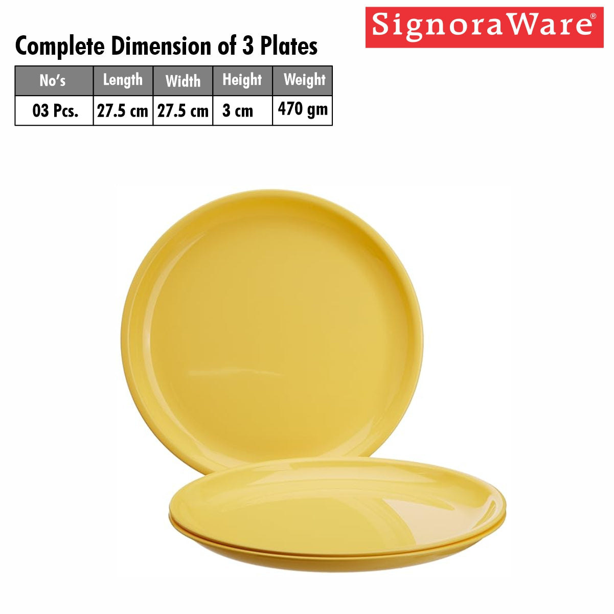 Full Plate Round (Set/3) 11inch
