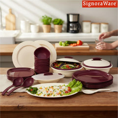 Dinner Set 36 Pcs. (Square)