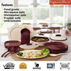 Dinner Set 36 Pcs. (Square)