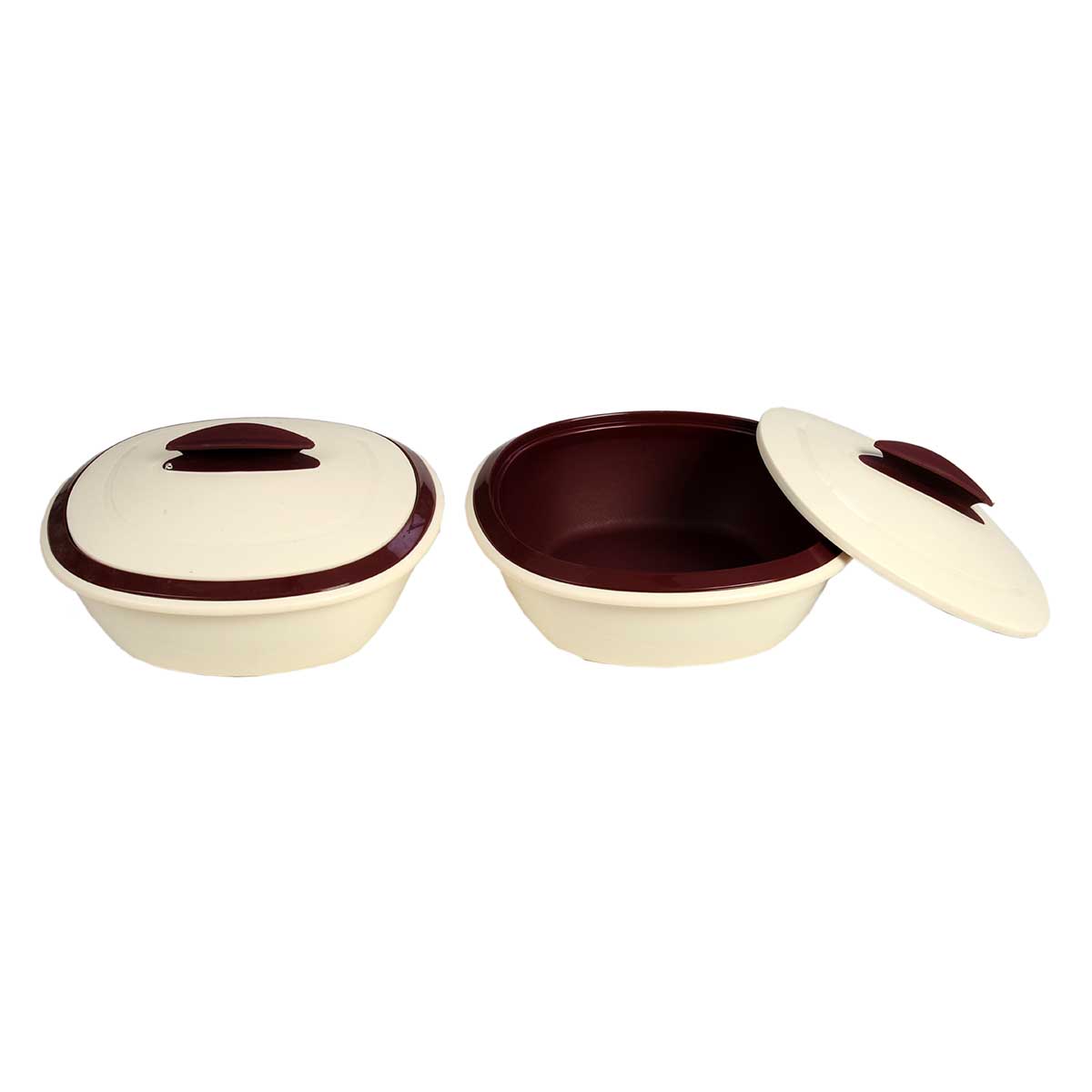 Casserole Double Wall Jumbo Set/2 (Two Serving Ladle Free)