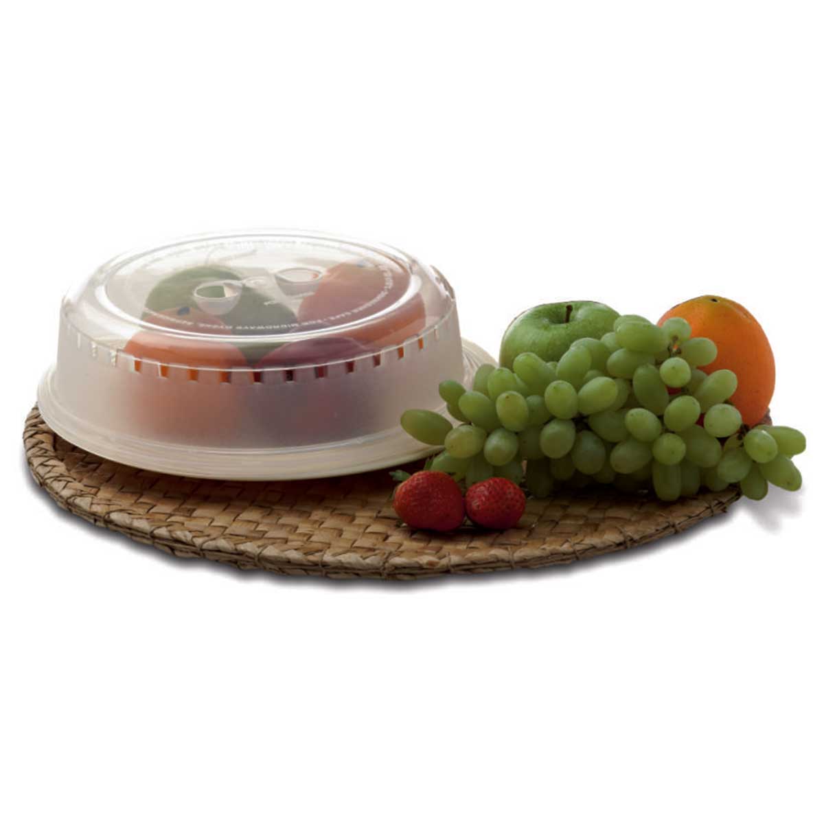 Cover for Reheating Food in Microwave with Steam Vent/Salad & Fruit Cover