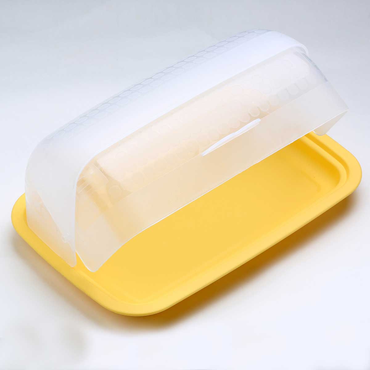 Bread Box / Bread Server | Dual Use Bread Holder/ Plastic Fruit Storage Container - 2 in 1 Bread Bin- Loaf Cake Keeper/Baked Goods -Keeps Bread Fresh