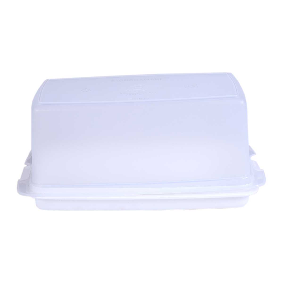 Bread Box(Cover Type) | Dual Use Bread Holder/Airtight Plastic Food Storage Container for Dry or Fresh Foods -2 in 1 Bread Bin- Loaf Cake Keeper/Baked Goods -Keeps Bread Fresh