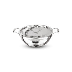 Artista Triply Deep Kadhai (Hammered) 18cm with Lid