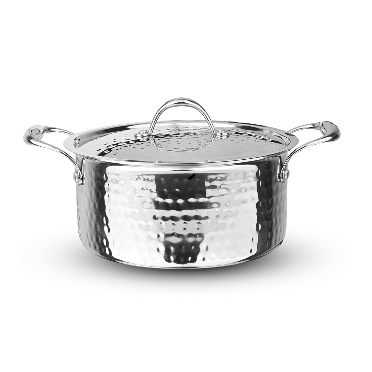 Artista Triply Stewpot (Hammered) with Lid 26cm