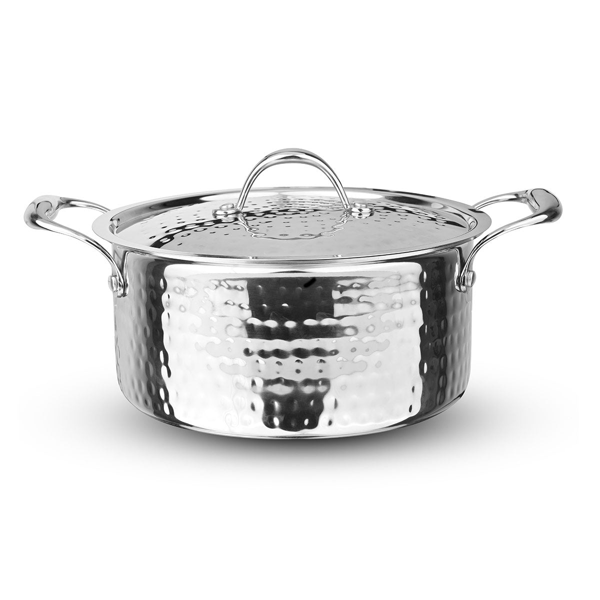 Artista Triply Stewpot (Hammered) with Lid 28cm