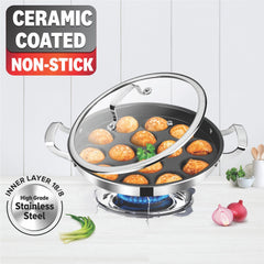 Artista Triply AppamMaker 14pc (Ceramic Coated)