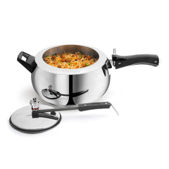 All Rounder Pressure Cooker (Sandwich Bottom) 5 Litre | Sandwich Bottom Cooker | Induction and Gas Base