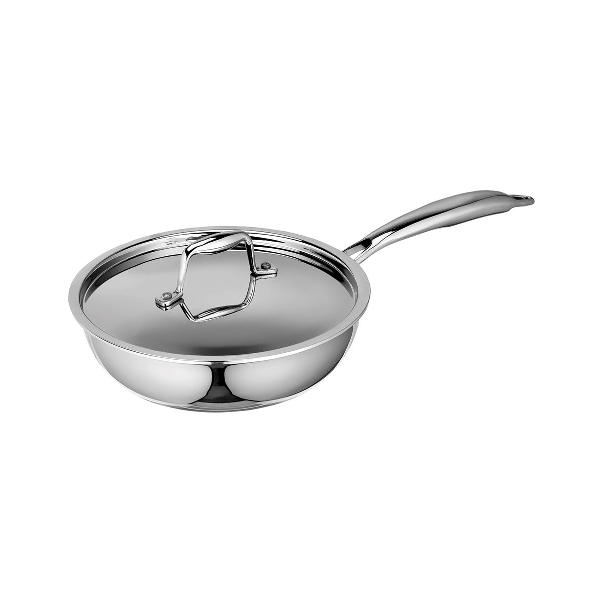 Artista Tri Ply Frypan with Lid 20cm / Capacity 1450ml.