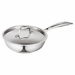 Artista Tri-Ply Frypan with Steel Lid (Induction and Gas compatible) 24cm 2600ml
