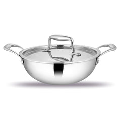 Artista Tri-Ply Shallow Kadhai 32cm Lid