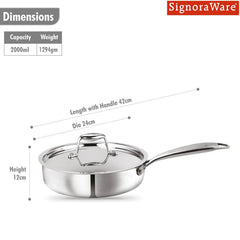 Artista Tri-Ply Sautepan 22cm
