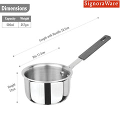 Artista Tri-Ply Mini Saucepan 10cm (500ml)