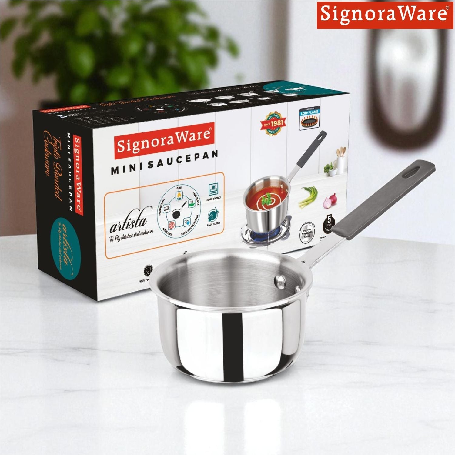 Artista Tri-Ply Mini Saucepan 10cm (500ml)