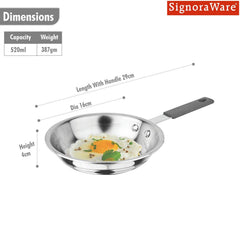 Artista Tri-Ply Mini Fryapn 14cm (520ml)