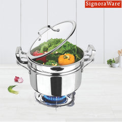 Artista Triply 2 in 1 Steamer & Stewpot (2 tier) 24cm