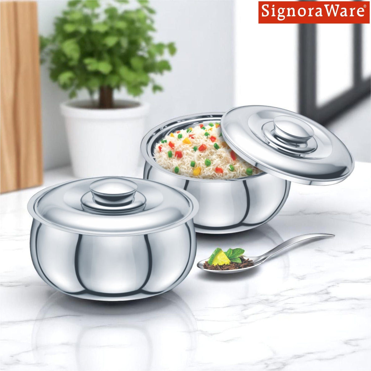 Hot Delight Casserole 1500ml + 1500ml (Set of 2)