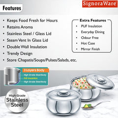 Hot Delight Casserole 1500ml + 1500ml (Set of 2)