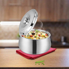 Hot Delight Casserole (Set of 2) 1500ml + 1000ml | Double Wall Stainless Steel Insulated Casserole | Keep Food Hot For Longer Time