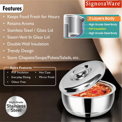Casserole With Steel Lid 1100 ml