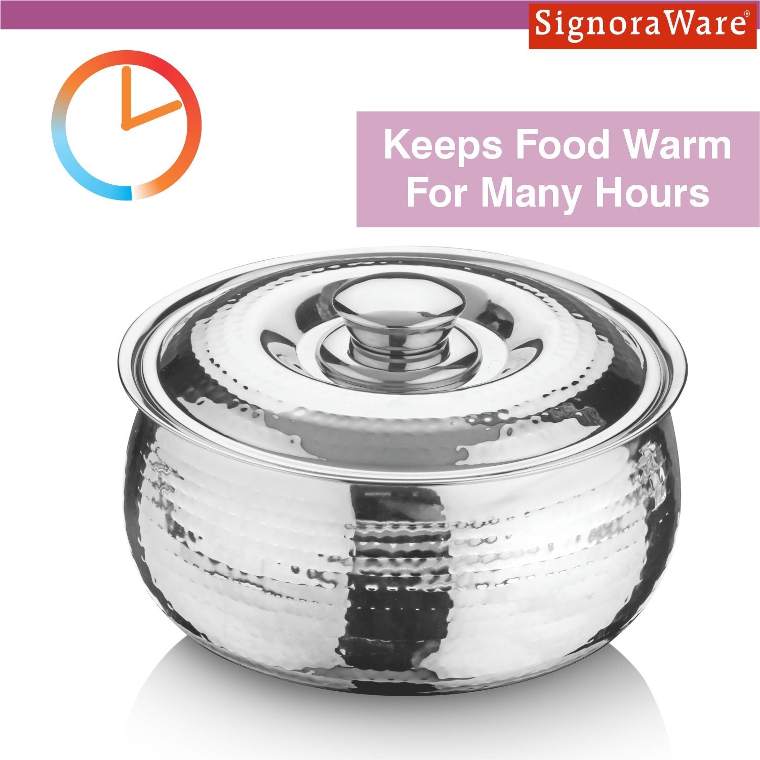 Hot Delight Casserole Hammered 2100ml