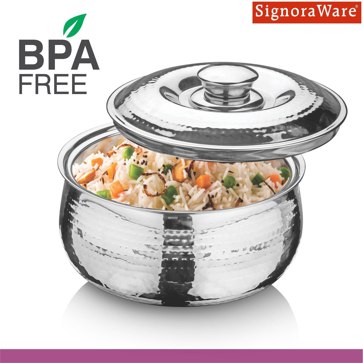 Hot Delight Casserole Hammered 2100ml