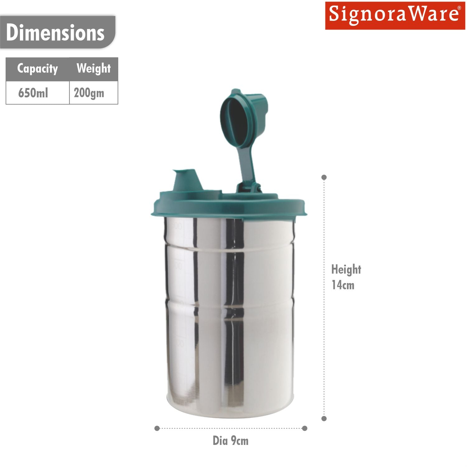 Easy Flow Steel Oil Dispenser 500 ml