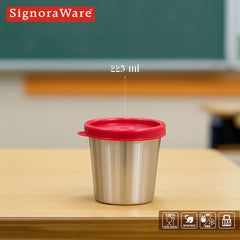 Bitsy Food Container / Tumbler Steel 225 ml