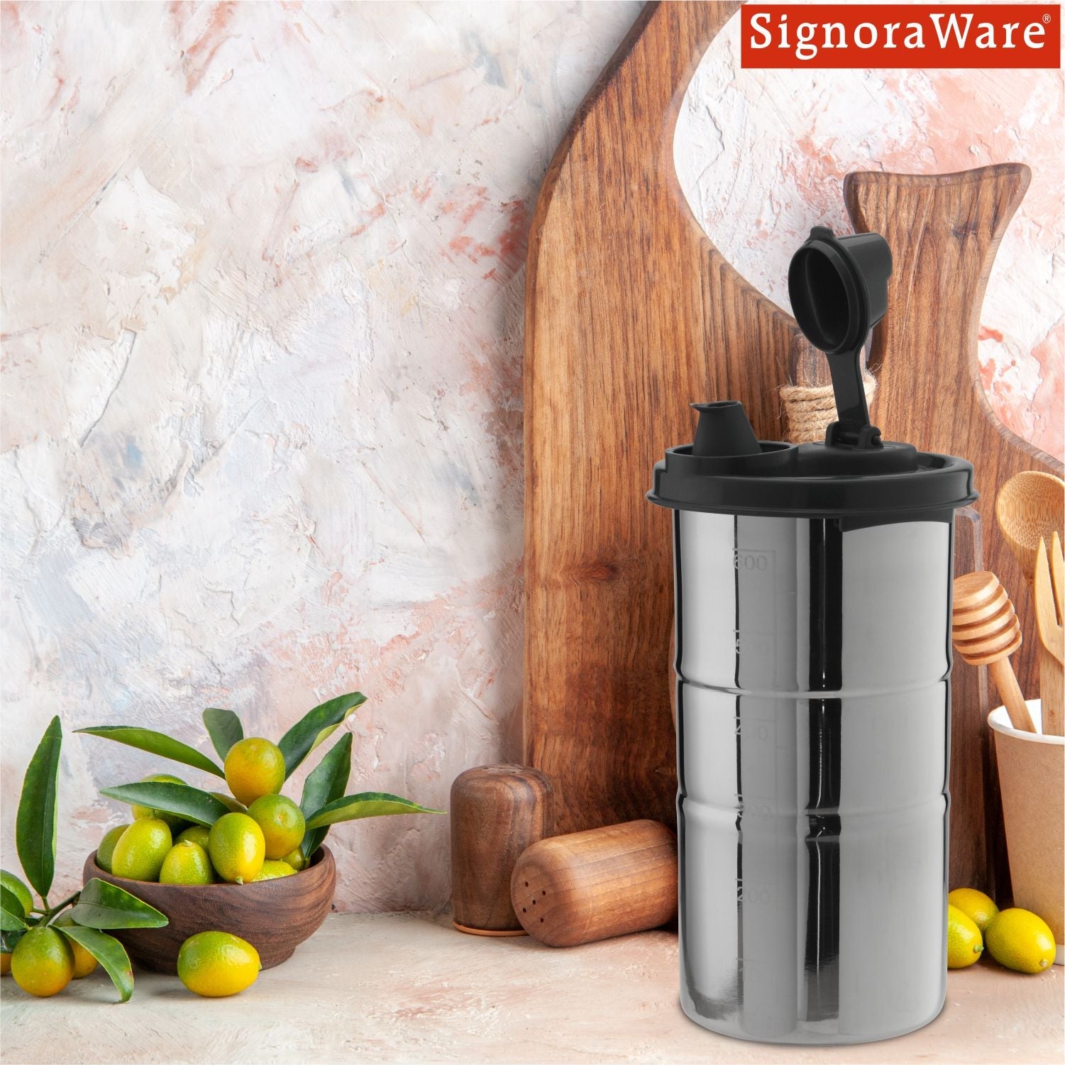 Easy Flow Steel Oil Dispenser 650ml