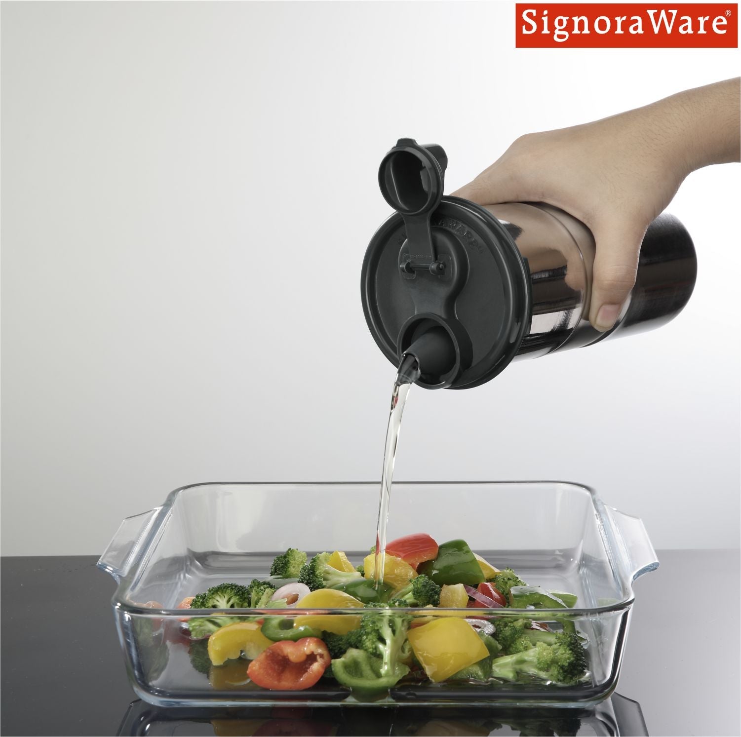 Easy Flow Steel Oil Dispenser 650ml